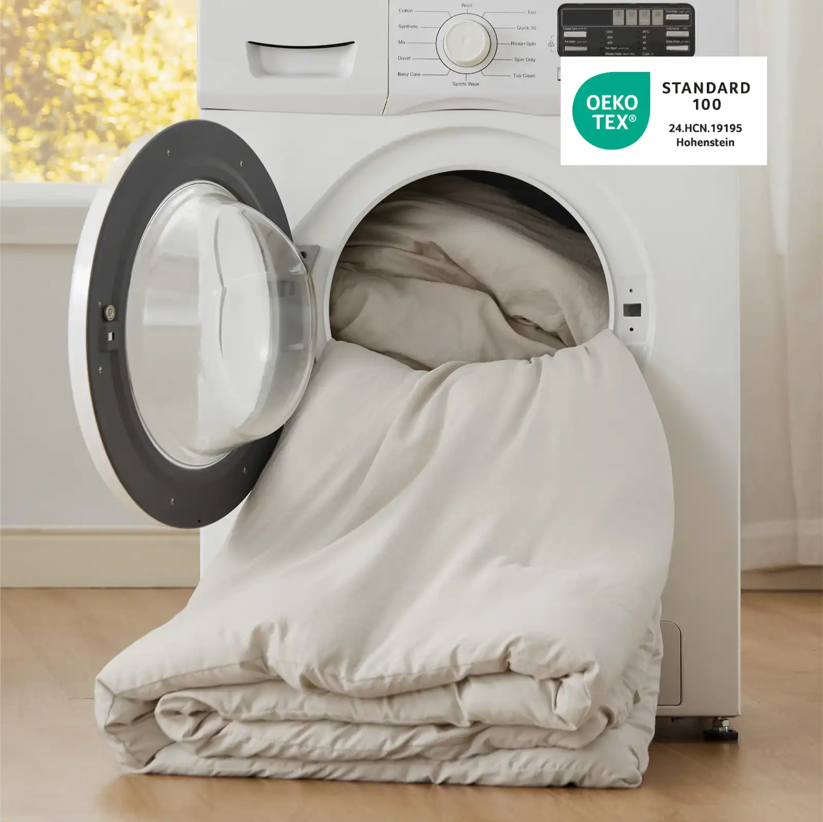 Bedsure King Comforter Set, Beige Soft Prewashed Bedding results