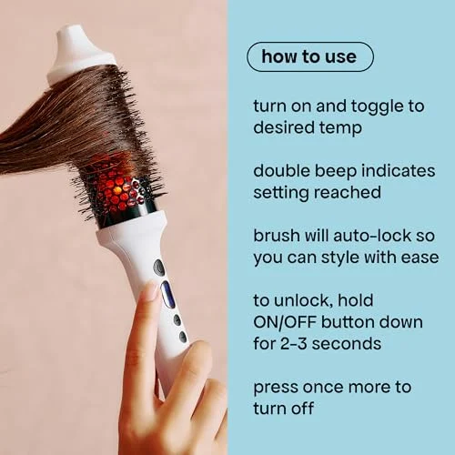 BONDIBOOST Infrared Thermal Brush – Heated Brush for Smooth, Shiny Hair unboxing