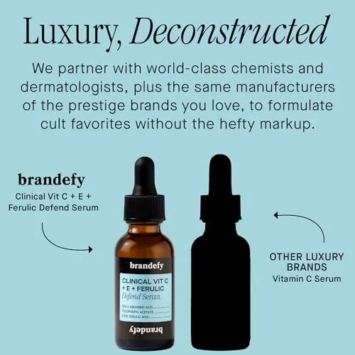 Brandefy Vitamin C Face Serum – Brightening Dark Spot Corrector features