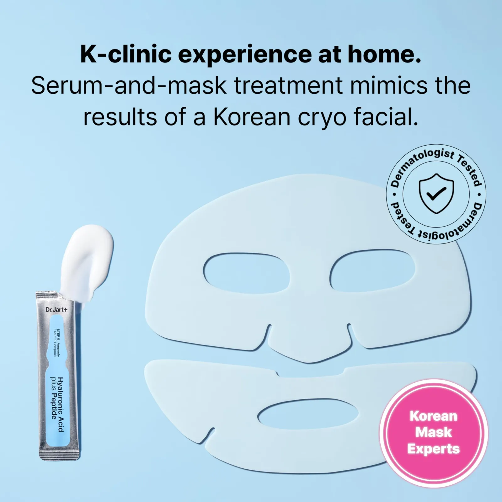 Dr.Jart+ Cryo Rubber Cooling Korean Face Mask with Serum texture
