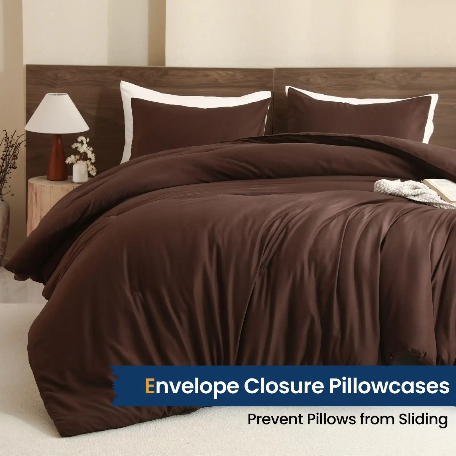 Earthy Brown Comforter Queen Size, Neutral 3 Pieces results