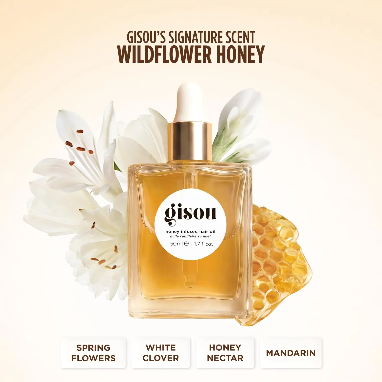 Gisou Honey Infused Hair Oil Mini – Hydrating & Frizz Control results