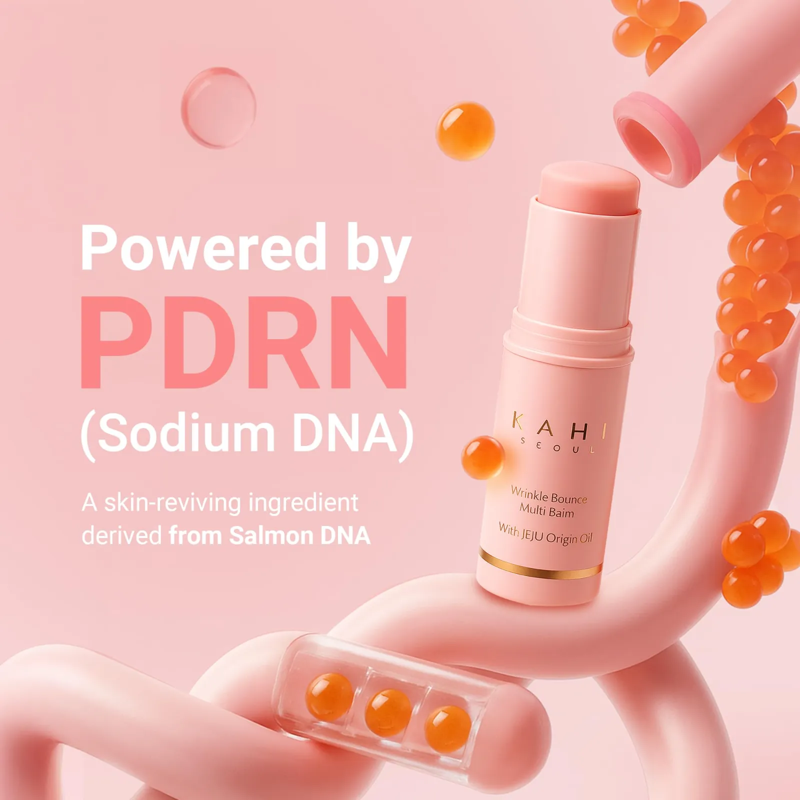 KAHI Wrinkle Bounce Multi Balm Stick, PDRN Collagen Wrinkle Stick features