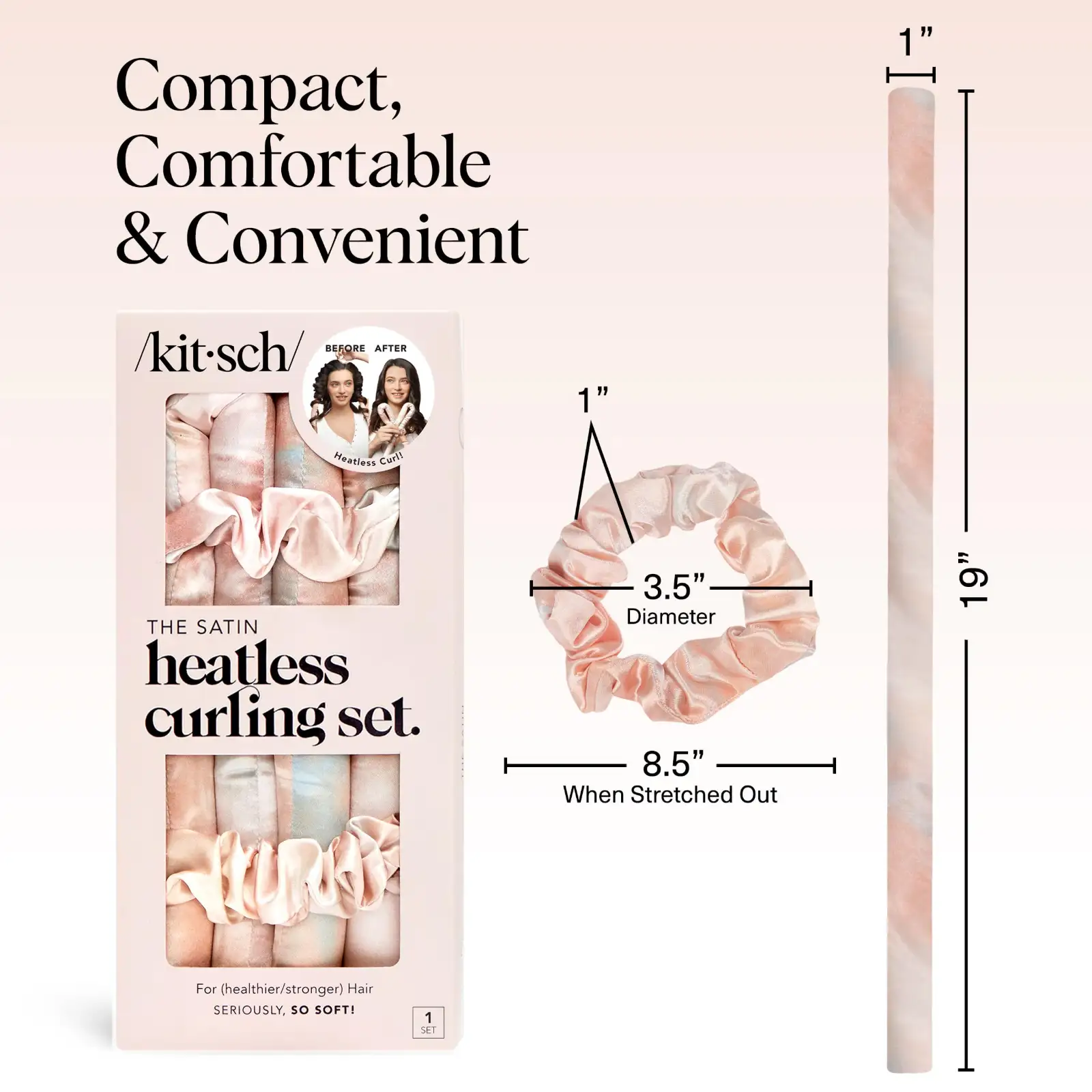 Kitsch Satin Heatless Curlers Set results