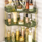 Makeup Organizer for Vanity, 3-Tier Corner