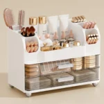 Makeup Organizer for Vanity with 2 Large Drawers