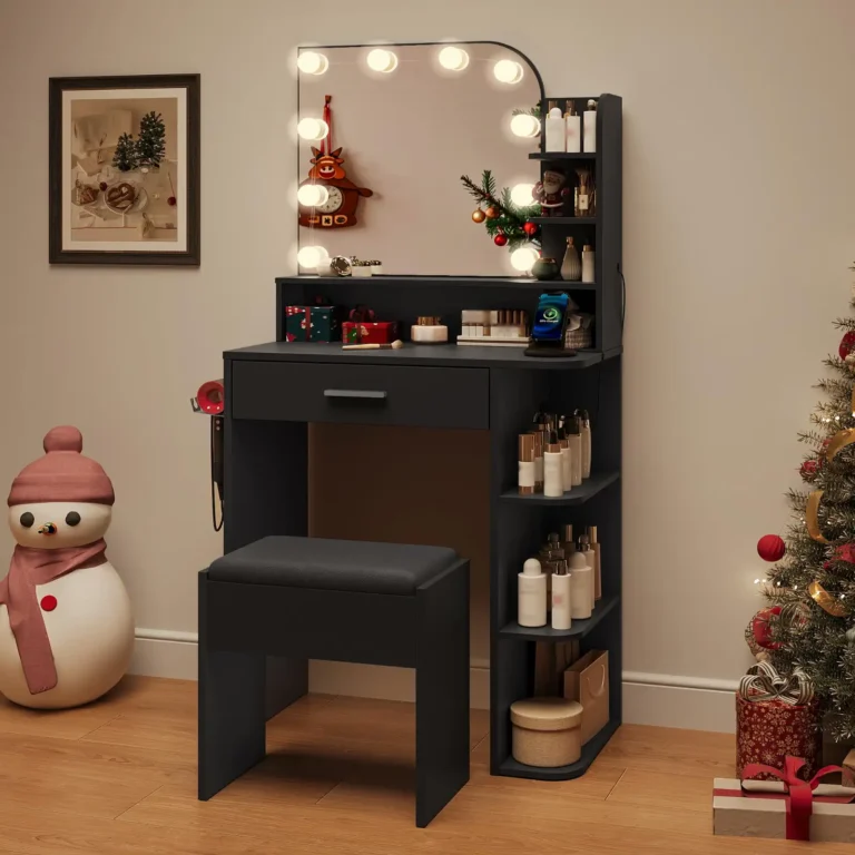Makeup Vanity with Chair, Small Vanity Desk review