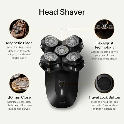 MANSCAPED The Dome Shaver PRO – Advanced Head Shaver for Men detail
