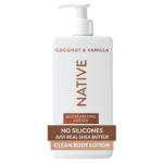 Native Body Lotion, Coconut & Vanilla, 48-Hour