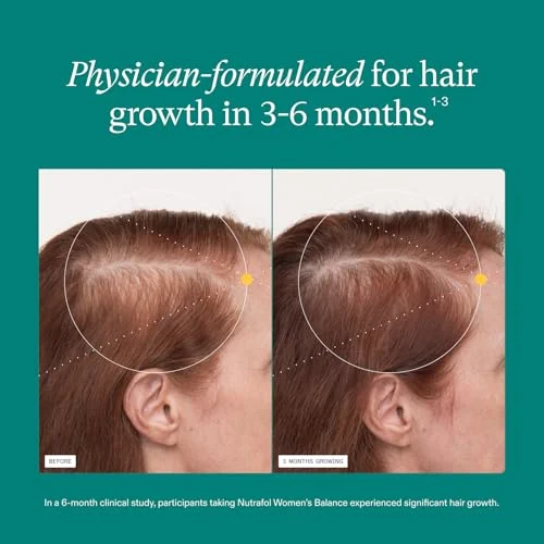 Nutrafol Women’s Balance – Clinically Proven Hair Growth for Ages 45+ features