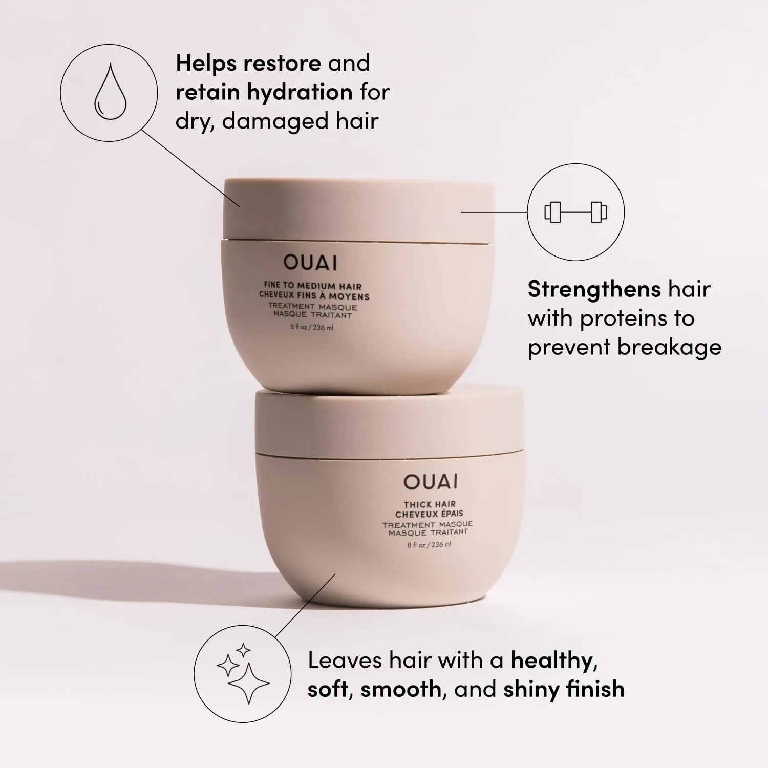 OUAI Travel Kit – Includes Travel Size Leave In Conditioner, Detox Shampoo results
