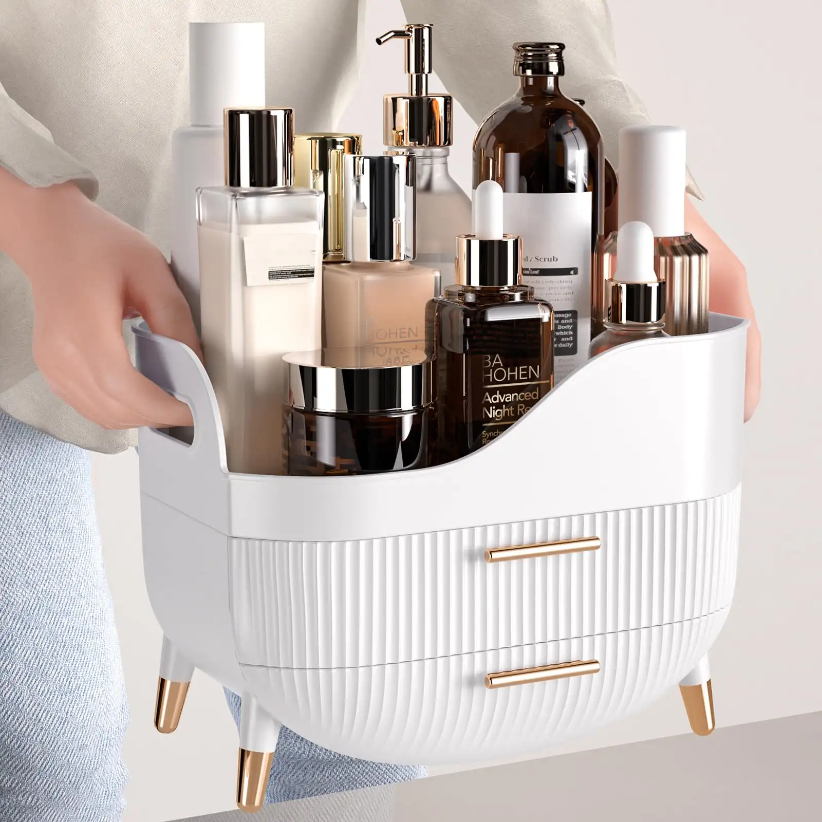 Pajiriona Makeup Organizer with Drawers detail
