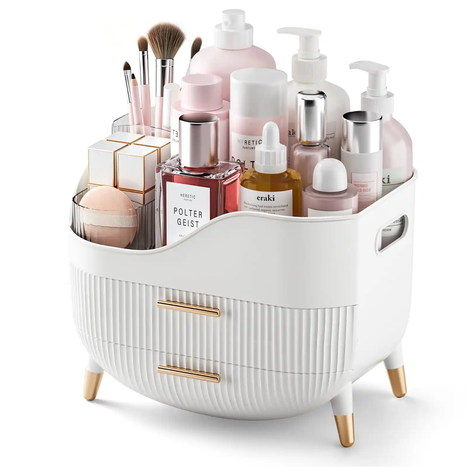 Pajiriona Makeup Organizer with Drawers features