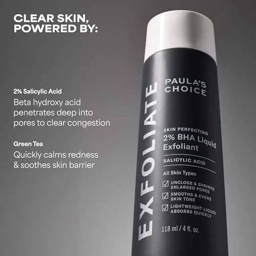 Paula’s Choice 2% BHA Liquid Exfoliant – Smooths Pores & Fine Lines results