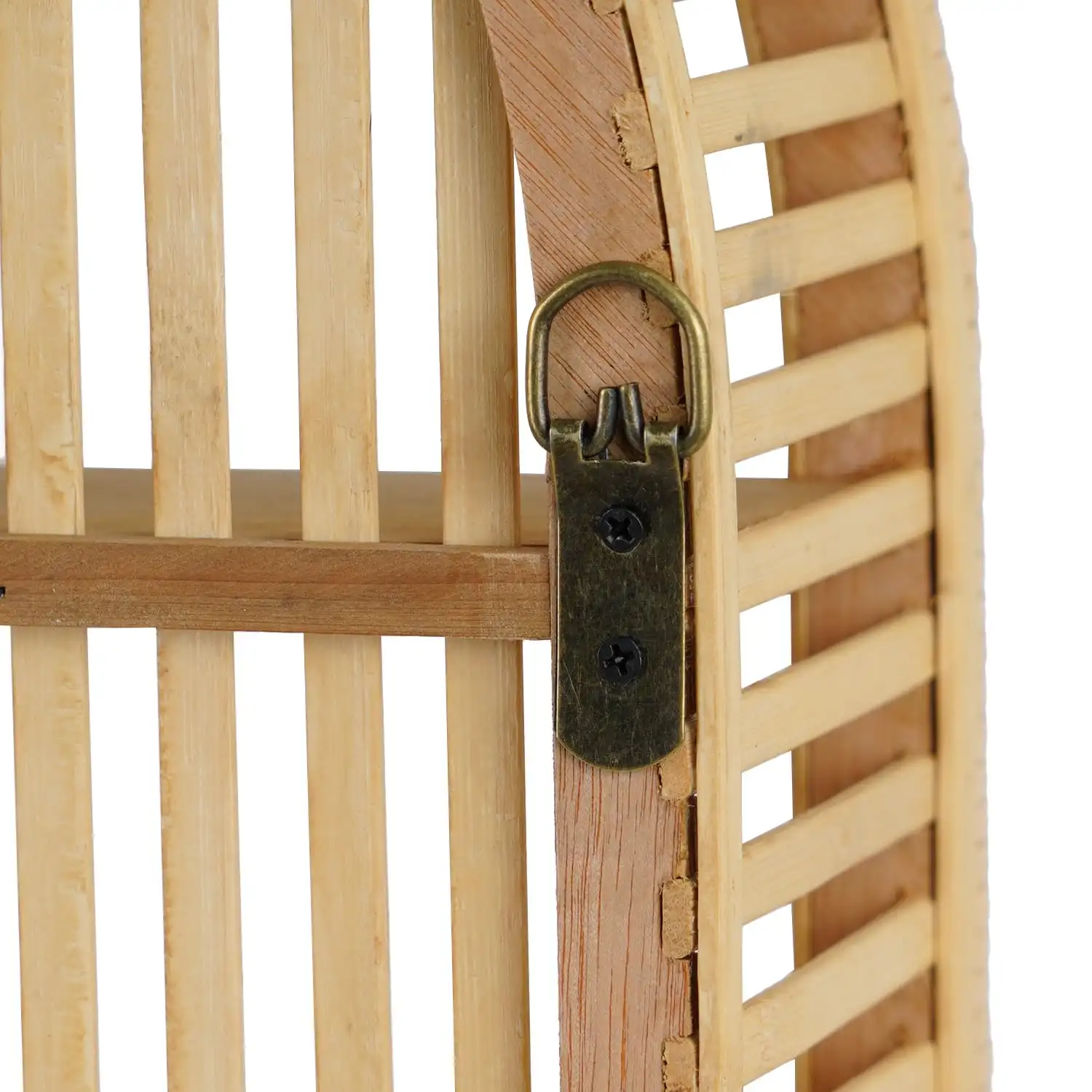 Rattan Wall Shelf – 4 Tier Boho Arch Hanging Shelves usage