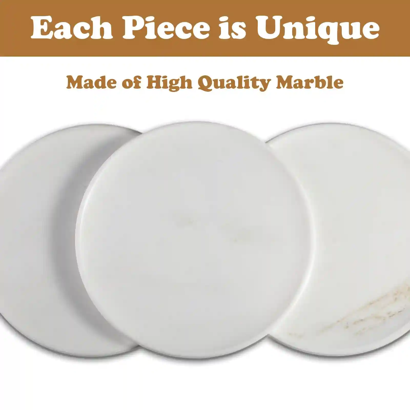 Round Marble Serving Tray for Kitchen and Coffee Table unboxing