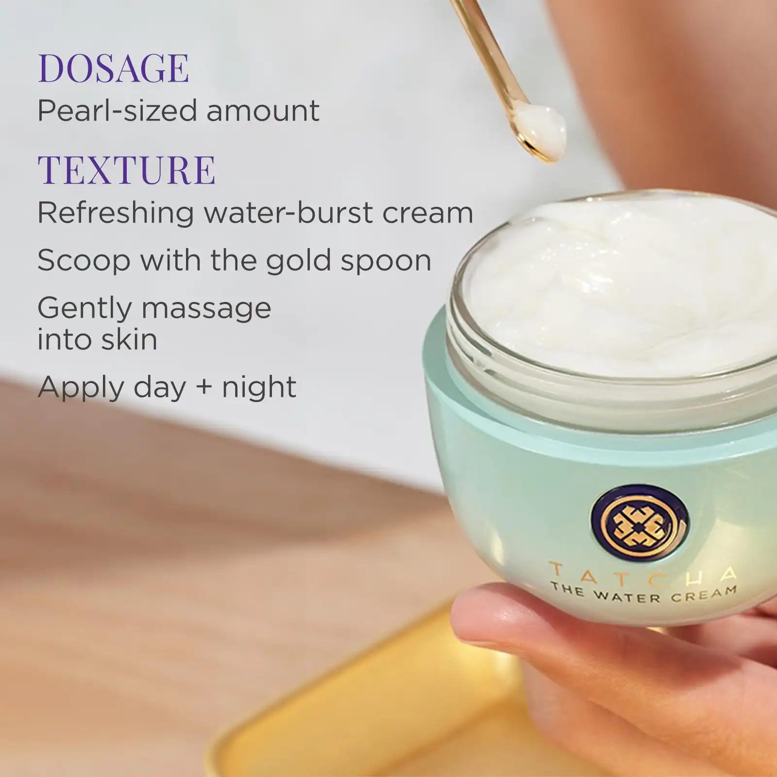 TATCHA The Water Cream Moisturizer for Face results