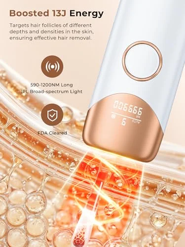 Ubroo Hand-held Laser Hair Removal – IPL Device with Ice Cooling detail