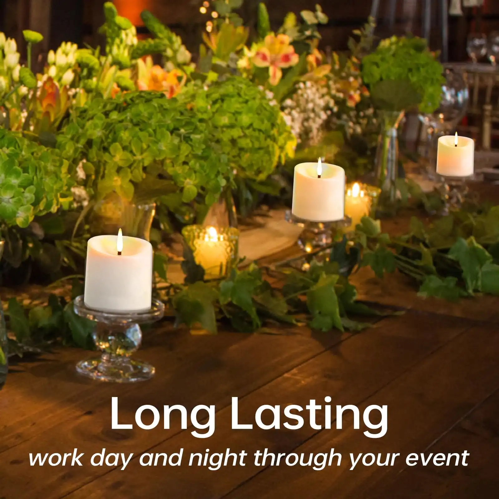 Waterproof Flameless Candles with Timer results