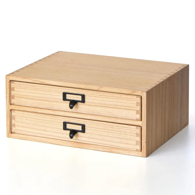 Wooden Desk Organizer with 2 Drawers review