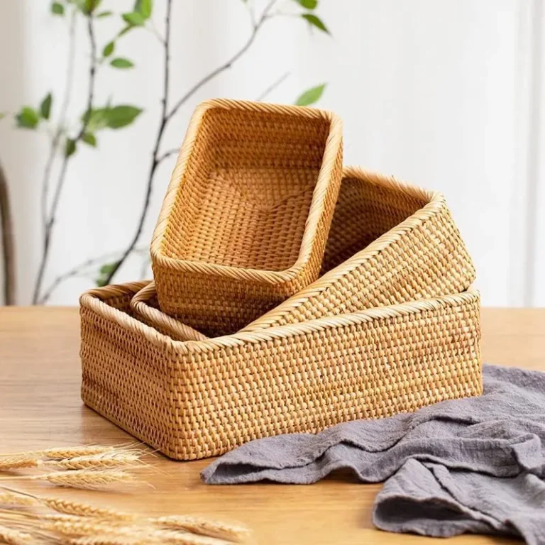 Yangqihome Natural Rattan Storage Baskets review