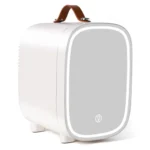 4L Skincare Fridge with LED Mirror and Carrying Handle for Travel