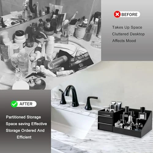Cologne Organizer Stand for Men’s Bathroom Countertop Storage showcase