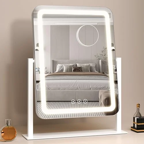 LED Makeup Mirror with Smart Touch Control and Dimmable Lighting detail