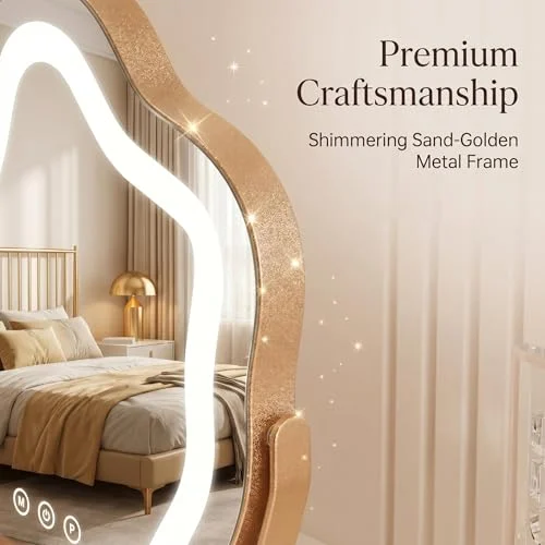 Makeup Mirror with Lights – Dimmable 360° Touch Vanity Mirror detail