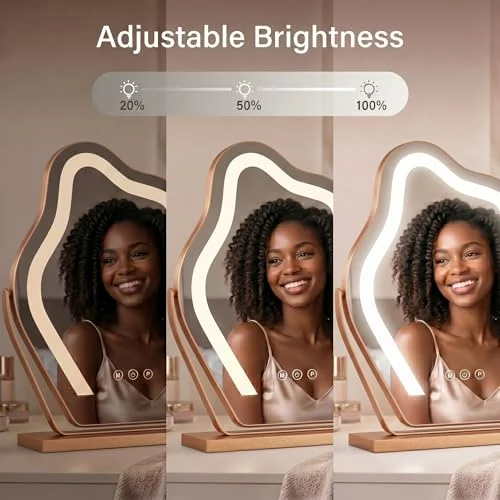 Makeup Mirror with Lights – Dimmable 360° Touch Vanity Mirror showcase