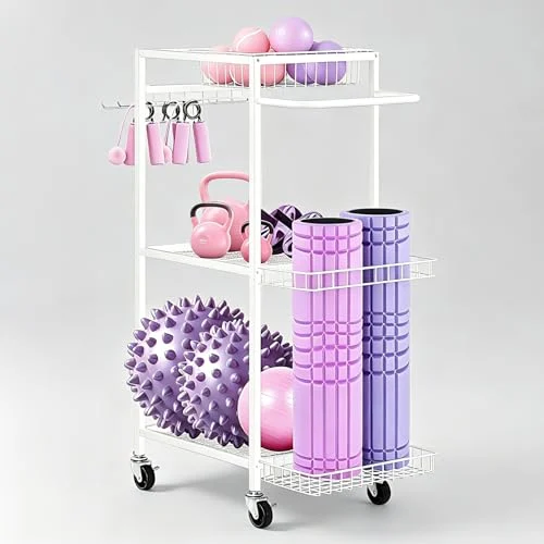 Metal Workout Equipment Storage Rack – Compact Home Gym Organization review