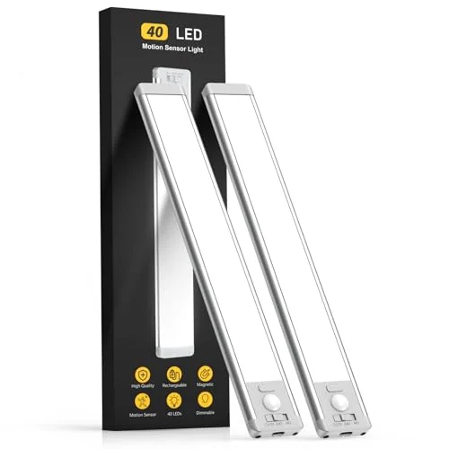 Rechargeable Under Cabinet Motion Sensor Lights for Kitchen and Stairs review