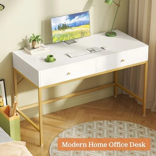 SUPERJARE Modern Vanity Desk – Stylish Home Office Workspace results