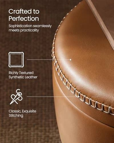 VASAGLE EKHO Storage Ottoman – Mid-Century Modern Vanity Chair results