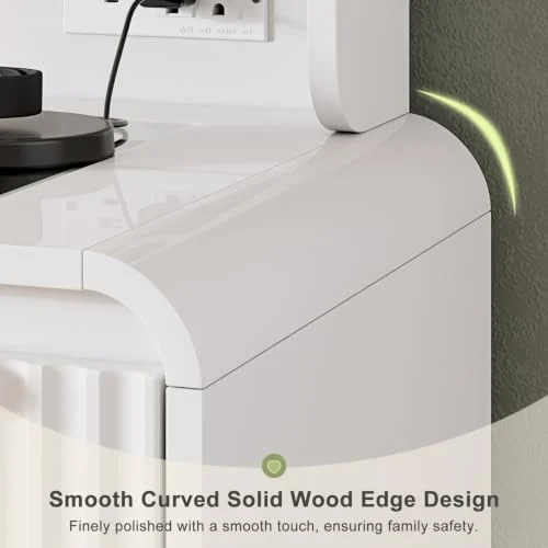 43-Inch Makeup Vanity with Adjustable Light and 9 Storage Spaces unboxing