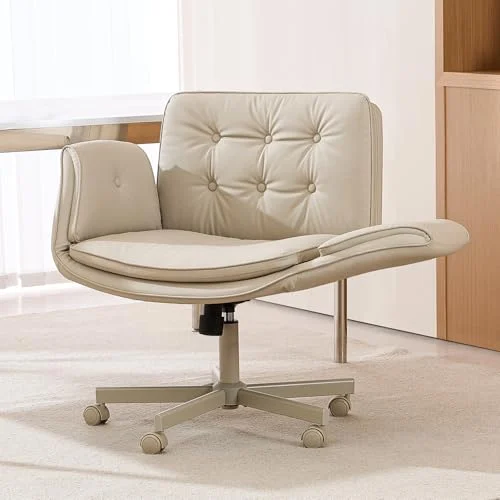 Criss Cross Office Chair with Swivel and Wipe-Clean Finish detail