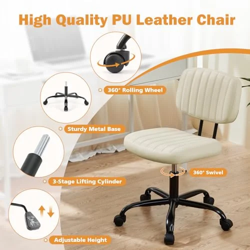 Height Adjustable Office Desk Chair for Home and Student Use results