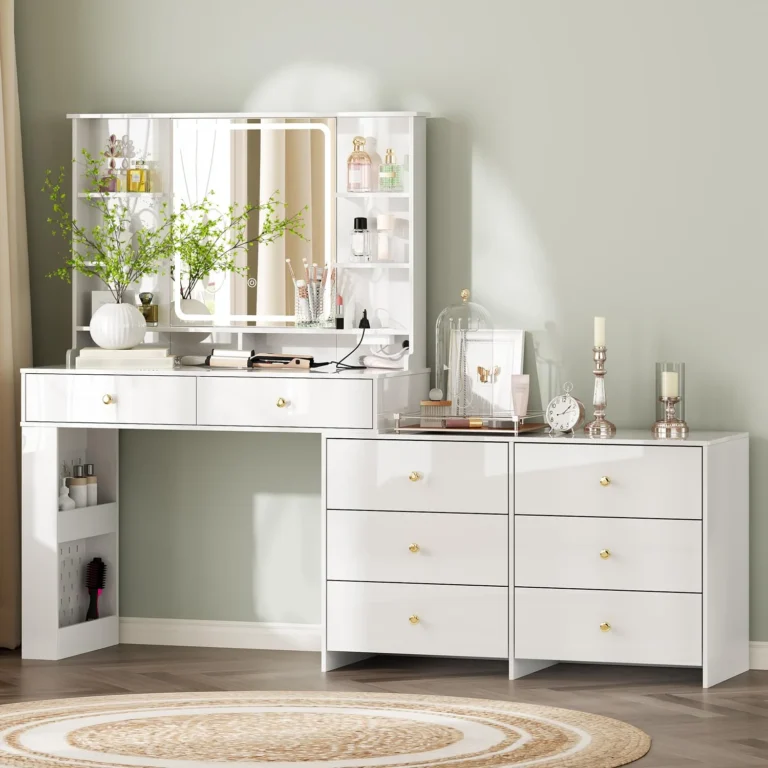 Makeup Vanity Desk with Mirror and Lights for Stylish Bedrooms review