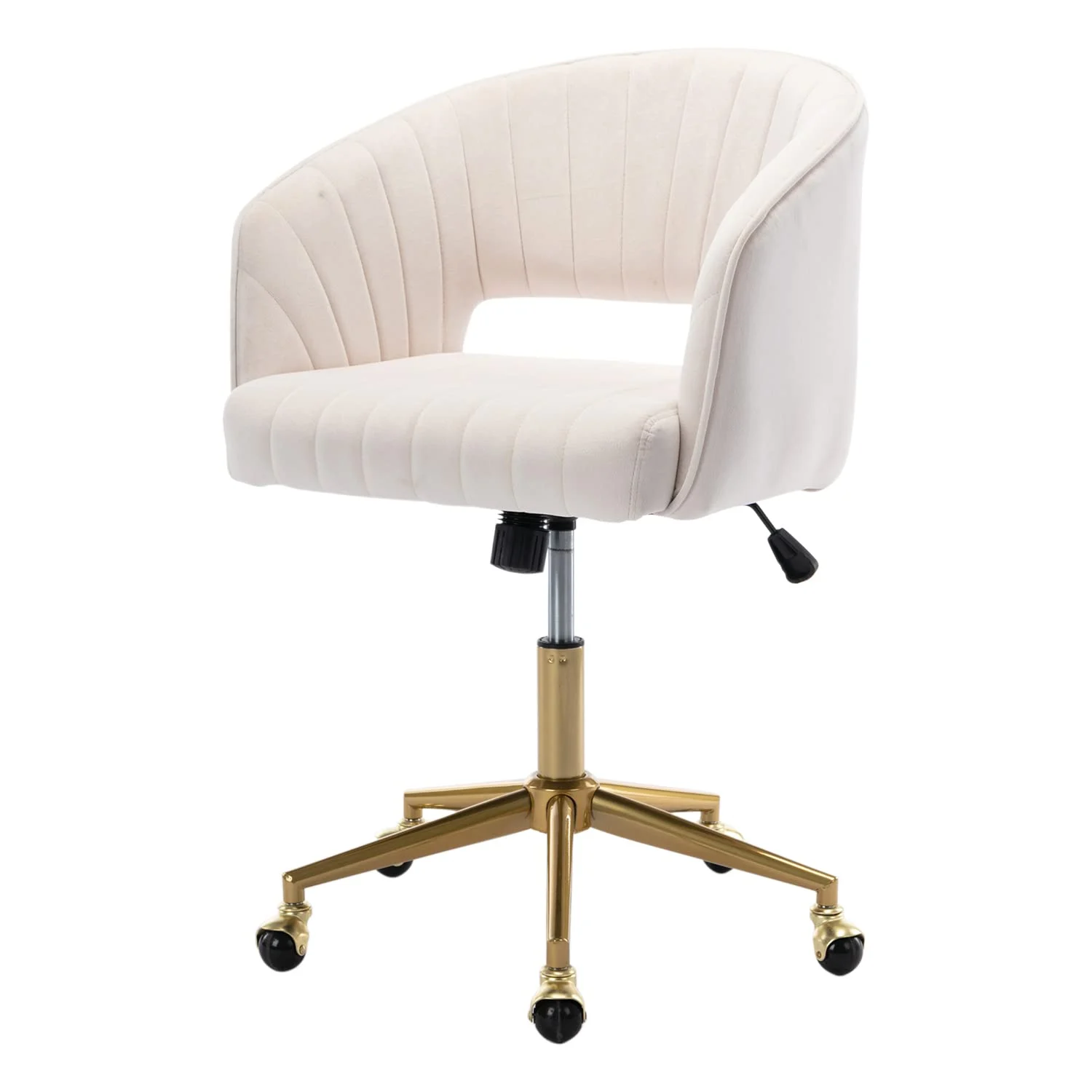 Velvet Office Desk Chair with Adjustable Wheels for Ergonomic Comfort review
